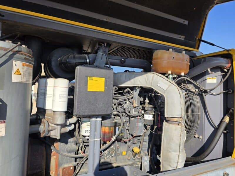 AC-102 750 CFM 2012 Atlas Copco 6.8L John Deere Engine Air Compressor