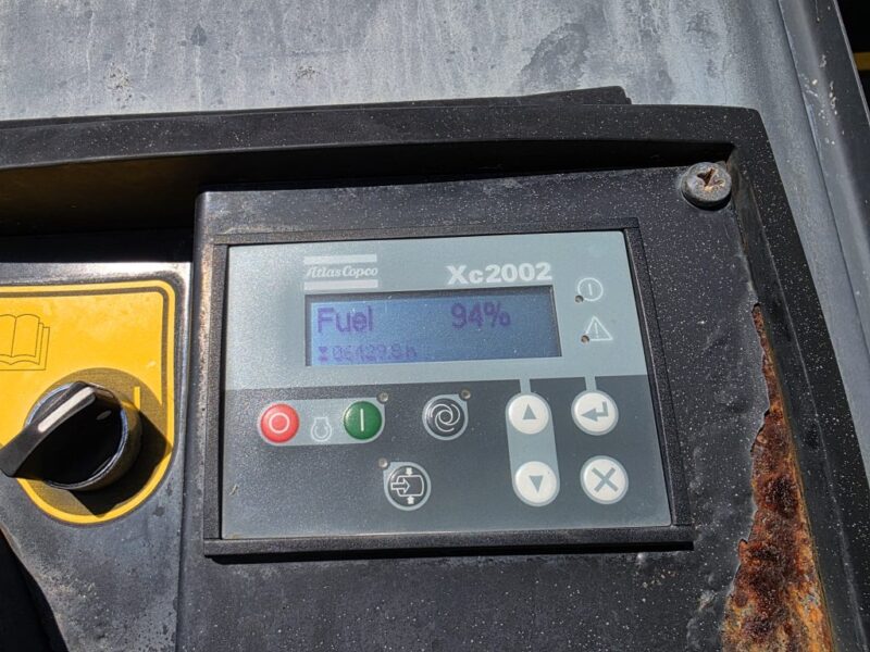 AC-102 750 CFM 2012 Atlas Copco 6.8L John Deere Engine Air Compressor