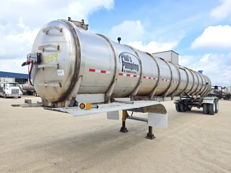 20″ Swivel Tube U-4834 1993 Kroehnert 7200 Gallon Stainless Steel Semi Tanker