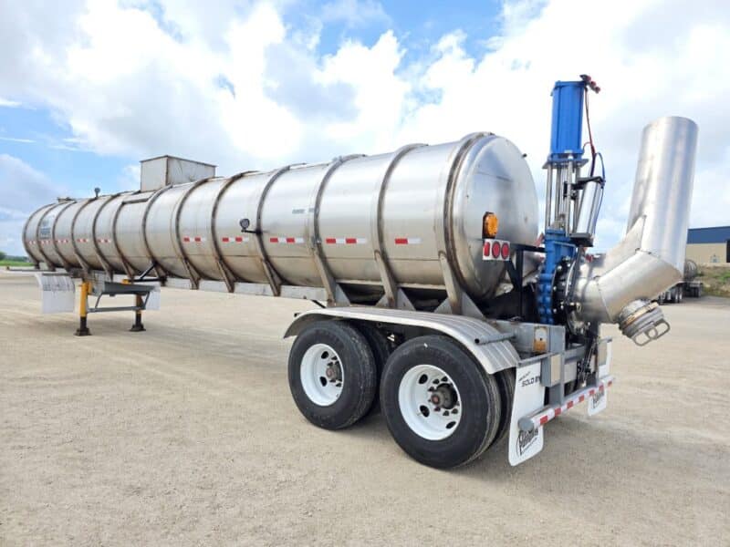 20″ Swivel Tube U-4834 1993 Kroehnert 7200 Gallon Stainless Steel Semi Tanker
