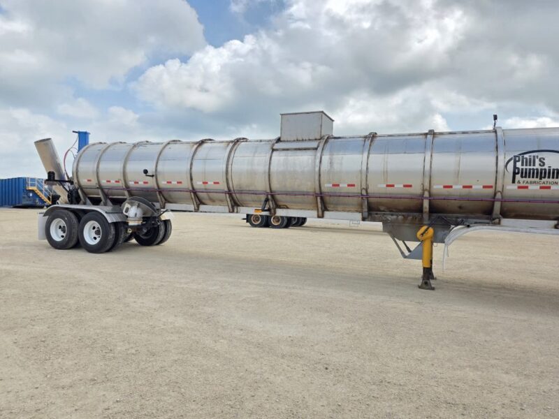 20″ Swivel Tube U-4834 1993 Kroehnert 7200 Gallon Stainless Steel Semi Tanker