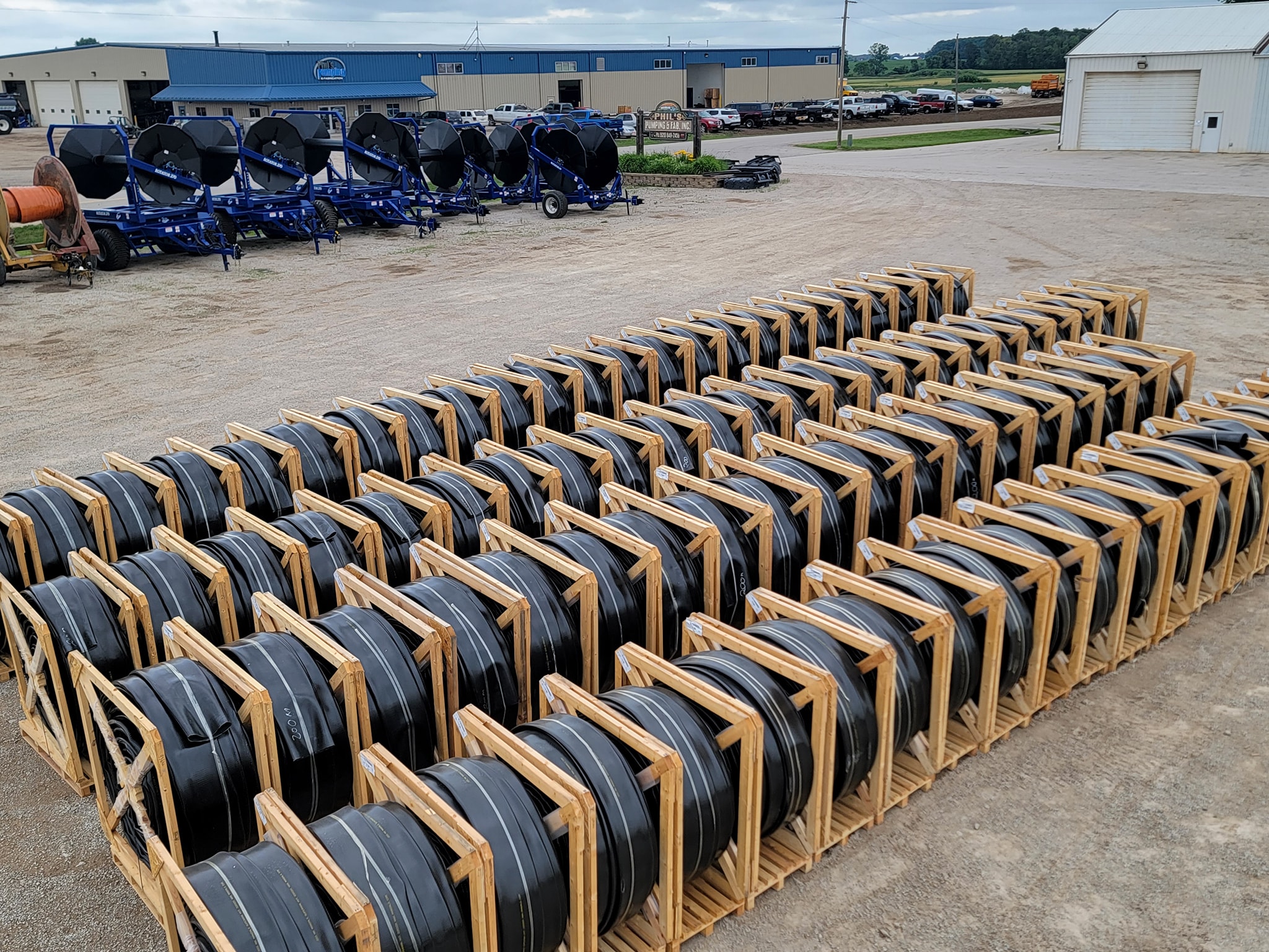 Heavy-duty Manure Equipment for Sale pump system from Phil’s Pumping & Fabrication designed for efficient manure management.