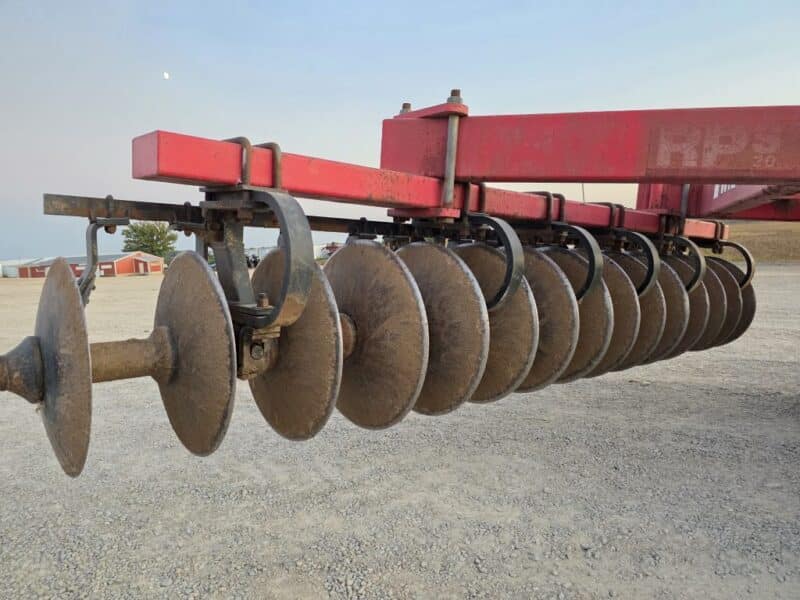 Wil-Rich 12′ 6″ Offset Disk. Hydraulic Lift Dual Implement Tires.