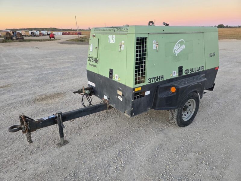 AC-103 375 CFM 2019 Sullair 4.5L John Deere Engine Air Compressor