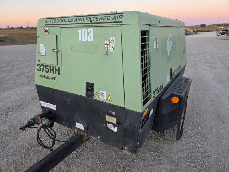 AC-103 375 CFM 2019 Sullair 4.5L John Deere Engine Air Compressor
