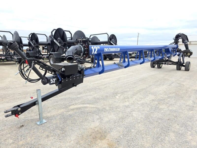 New 52ft Phil’s 12″ Turbo Blaster Lagoon Pump w/ 10″ Agitation Gun & Outrigger Wheels