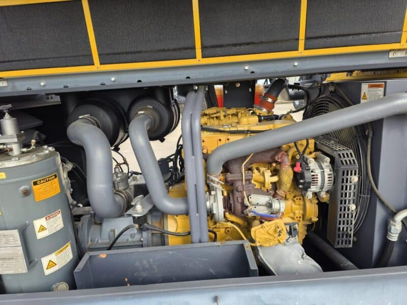 AC-104 400 CFM 2013 Atlas Copco 4.4L CAT Engine Air Compressor