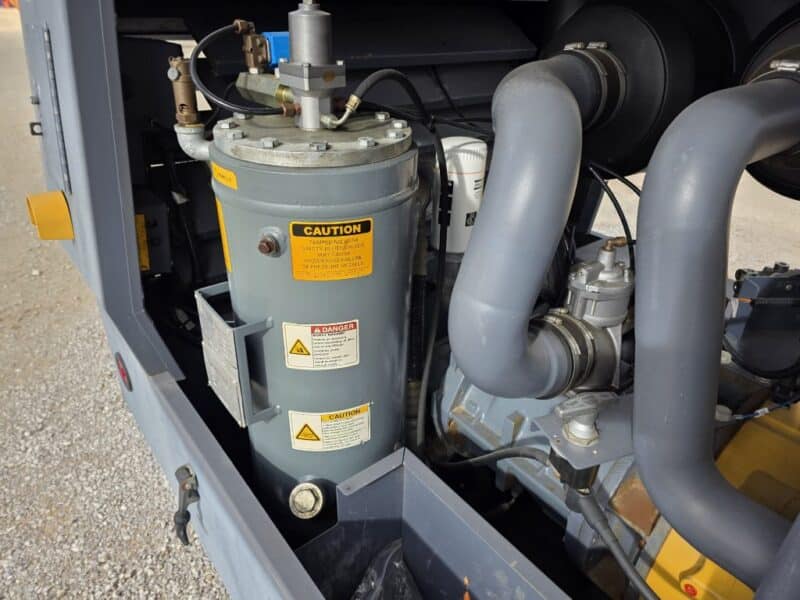 AC-104 400 CFM 2013 Atlas Copco 4.4L CAT Engine Air Compressor