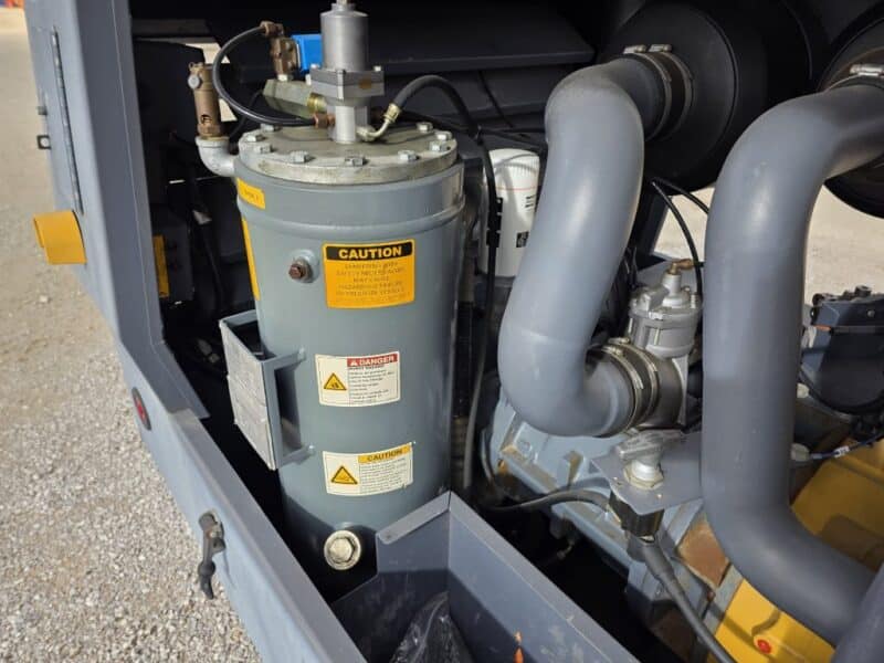 AC-104 400 CFM 2013 Atlas Copco 4.4L CAT Engine Air Compressor