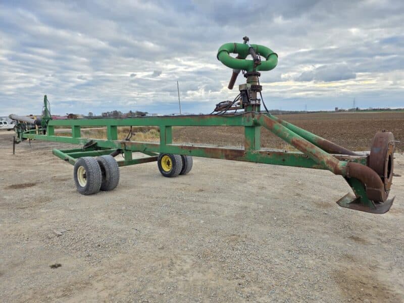 52′ Lagoon Pump with Dual 6″ Outlet Housing. 8″ Discharge Pipe