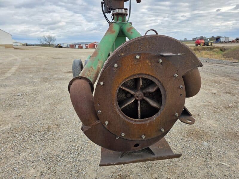 52′ Lagoon Pump with Dual 6″ Outlet Housing. 8″ Discharge Pipe