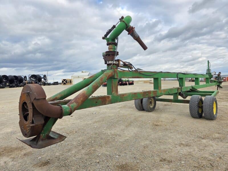 52′ Lagoon Pump with Dual 6″ Outlet Housing. 8″ Discharge Pipe