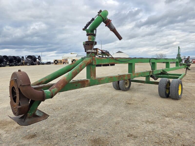 52′ Lagoon Pump with Dual 6″ Outlet Housing. 8″ Discharge Pipe