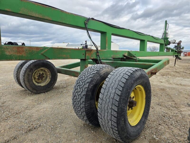 52′ Lagoon Pump with Dual 6″ Outlet Housing. 8″ Discharge Pipe