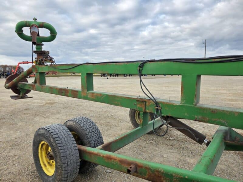 52′ Lagoon Pump with Dual 6″ Outlet Housing. 8″ Discharge Pipe