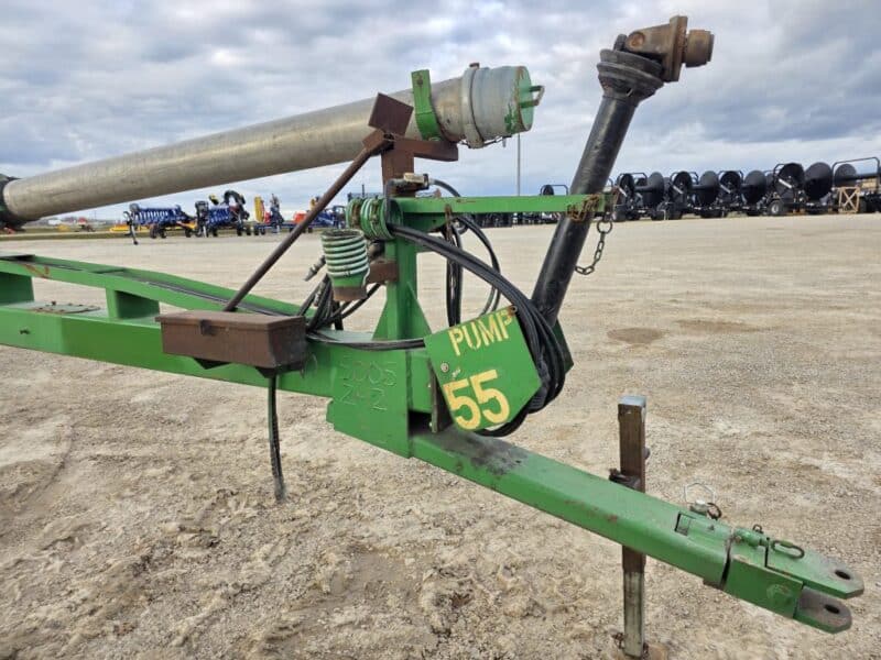 52′ Lagoon Pump with Dual 6″ Outlet Housing. 8″ Discharge Pipe