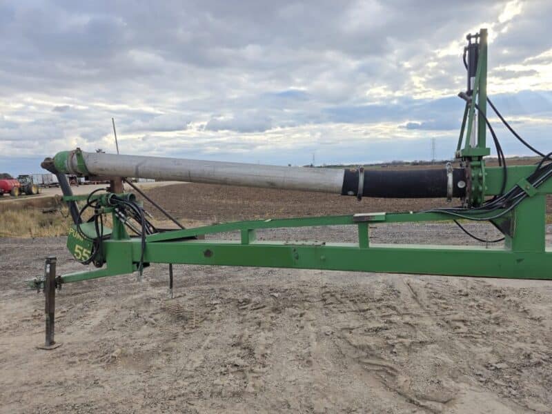 52′ Lagoon Pump with Dual 6″ Outlet Housing. 8″ Discharge Pipe