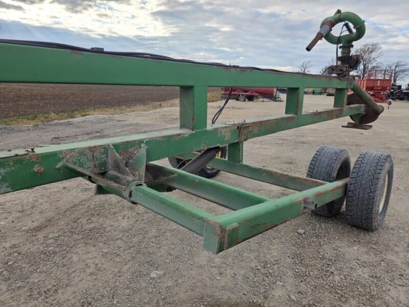 52′ Lagoon Pump with Dual 6″ Outlet Housing. 8″ Discharge Pipe