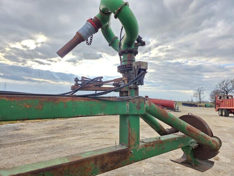 52′ Lagoon Pump with Dual 6″ Outlet Housing. 8″ Discharge Pipe