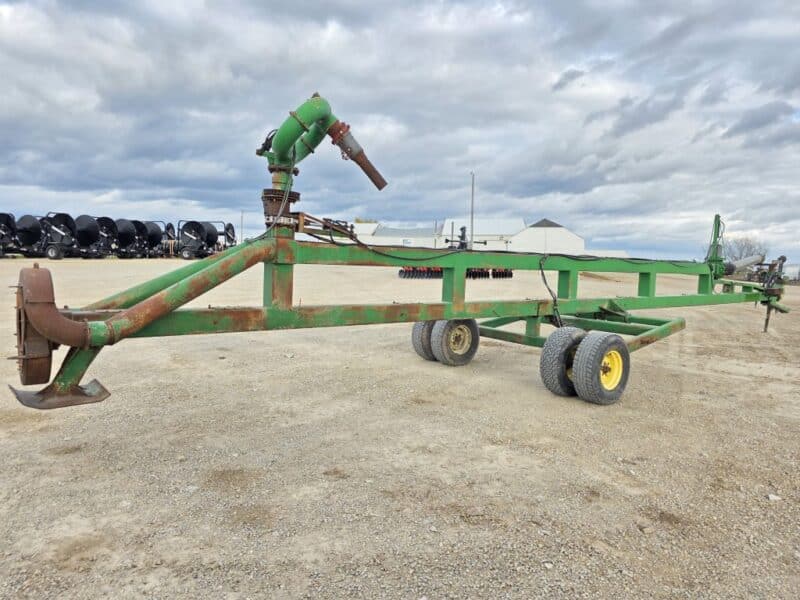 52′ Lagoon Pump with Dual 6″ Outlet Housing. 8″ Discharge Pipe