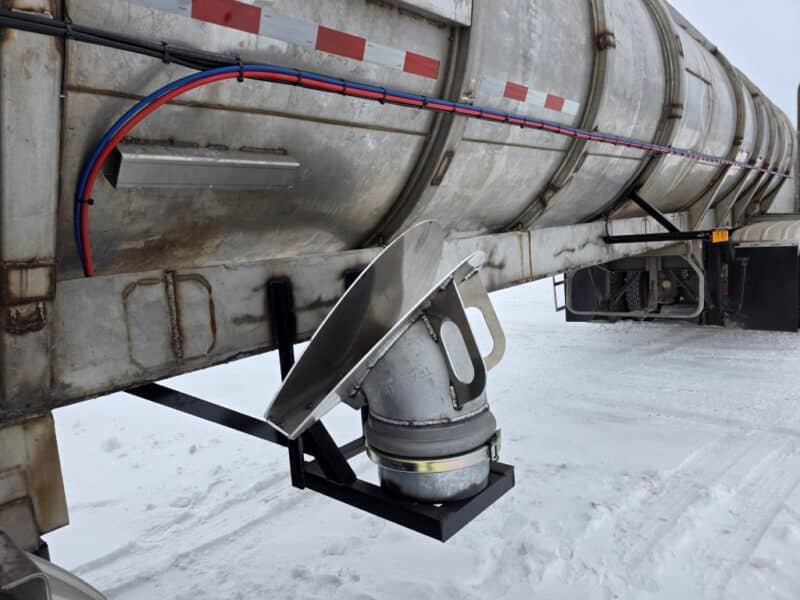 U-4839 2001 Brenner 7200 Gallon Stainless Steel Semi Tanker