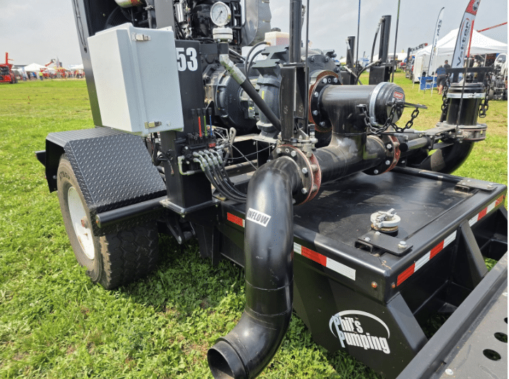 Phil’s Pumping high-efficiency liquid manure pump system designed for large-scale agricultural operations.