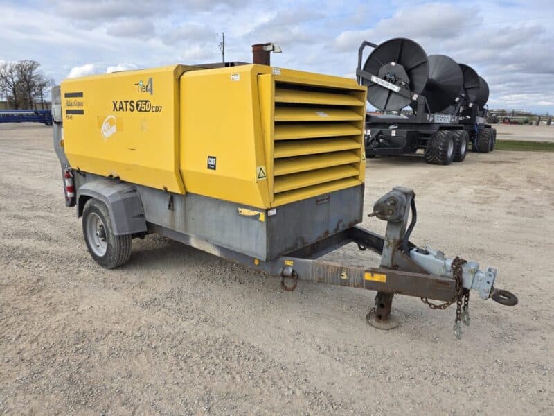 AC-105 750 CFM 2014 Atlas Copco C7.1L CAT Engine Air Compressor