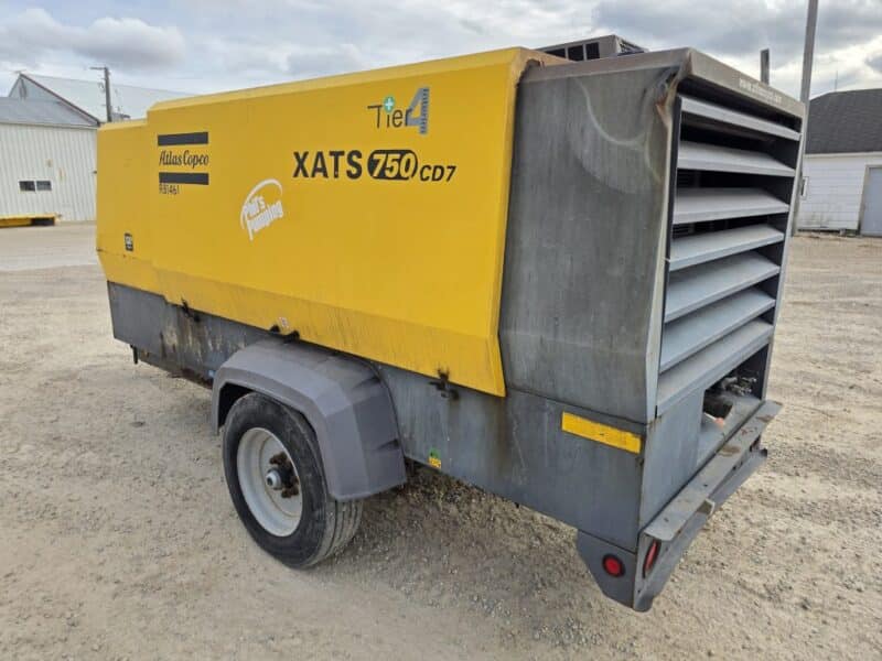 AC-105 750 CFM 2014 Atlas Copco C7.1L CAT Engine Air Compressor