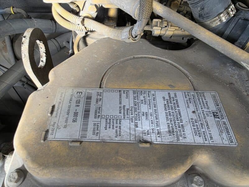 AC-105 750 CFM 2014 Atlas Copco C7.1L CAT Engine Air Compressor