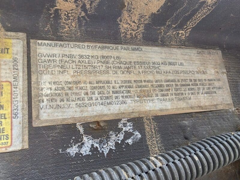 AC-105 750 CFM 2014 Atlas Copco C7.1L CAT Engine Air Compressor