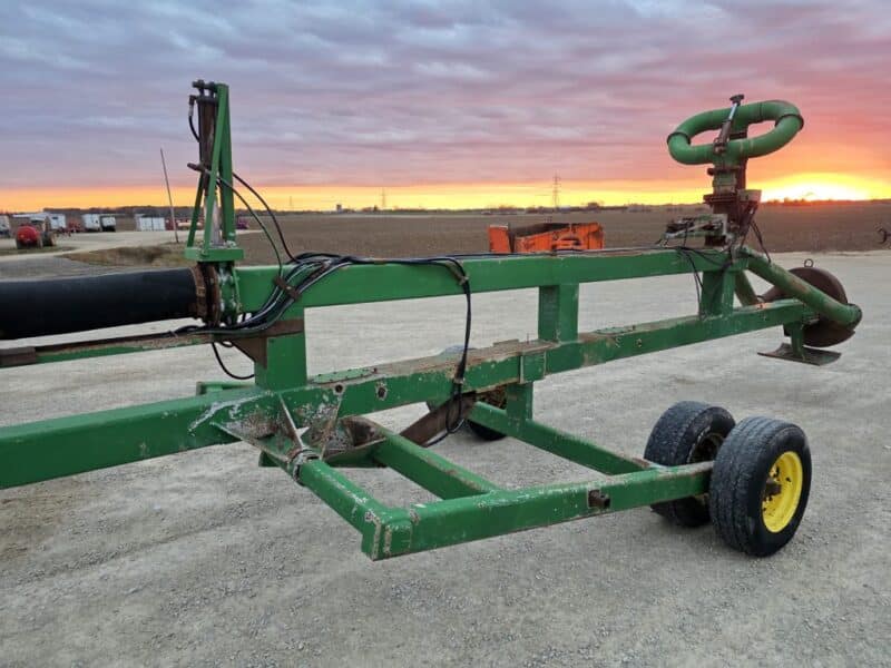 45′ Lagoon Pump with Dual 6″ Outlet Housing. 8″ Discharge Pipe