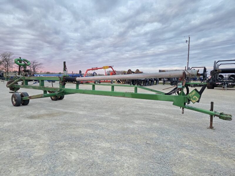 45′ Lagoon Pump with Dual 6″ Outlet Housing. 8″ Discharge Pipe