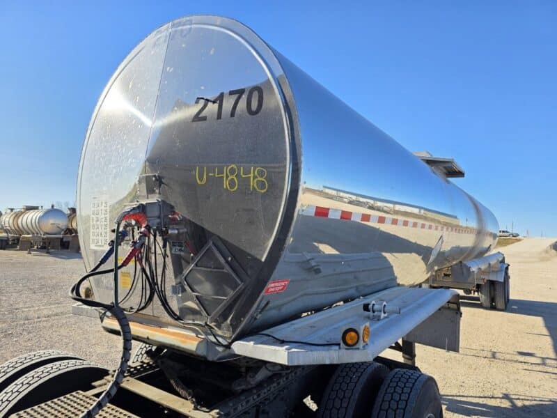 U-4848 1989 Bar-Bel 7000 Gallon Stainless Steel Semi Tanker