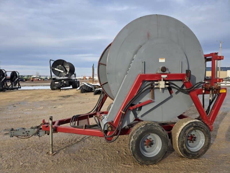 Tandem Axle Hydro Hose Cart with Indexer Holds 1 mile of 6″