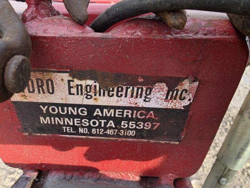 Tandem Axle Hydro Hose Cart with Indexer Holds 1 mile of 6″