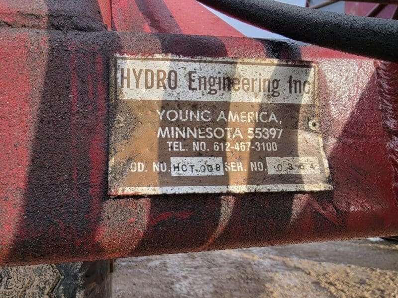 Tandem Axle Hydro Hose Cart with Indexer Holds 1 mile of 6″