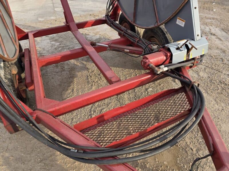 Tandem Axle Hydro Hose Cart with Indexer Holds 1 mile of 6″