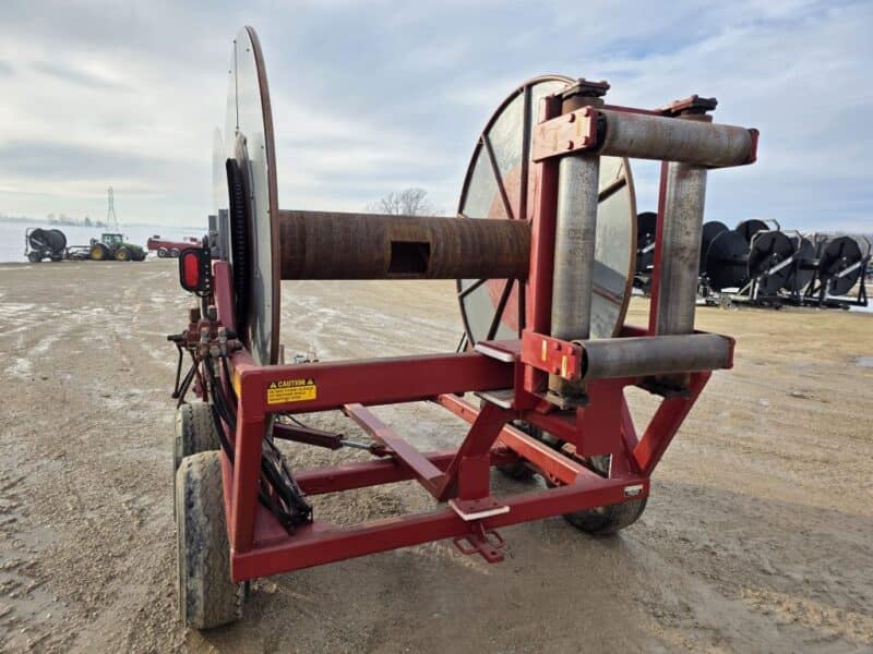Tandem Axle Hydro Hose Cart with Indexer Holds 1 mile of 6″