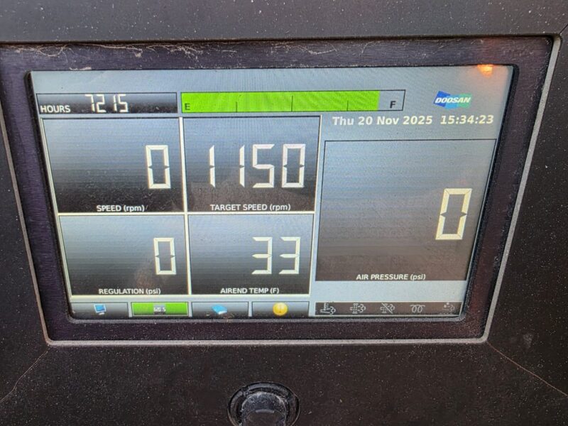 AC-106 750 CFM 2014 Doosan Cummins Engine Air Compressor