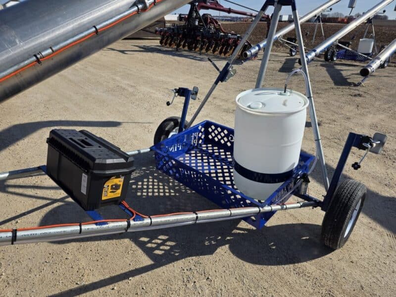 12″ Phil’s Load Stand w.Basket, Foam Injection, Wheel Jacks & Lights.