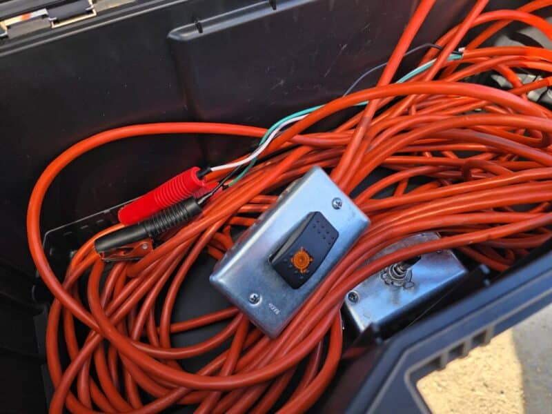 12″ Phil’s Load Stand w.Basket, Foam Injection, Wheel Jacks & Lights.