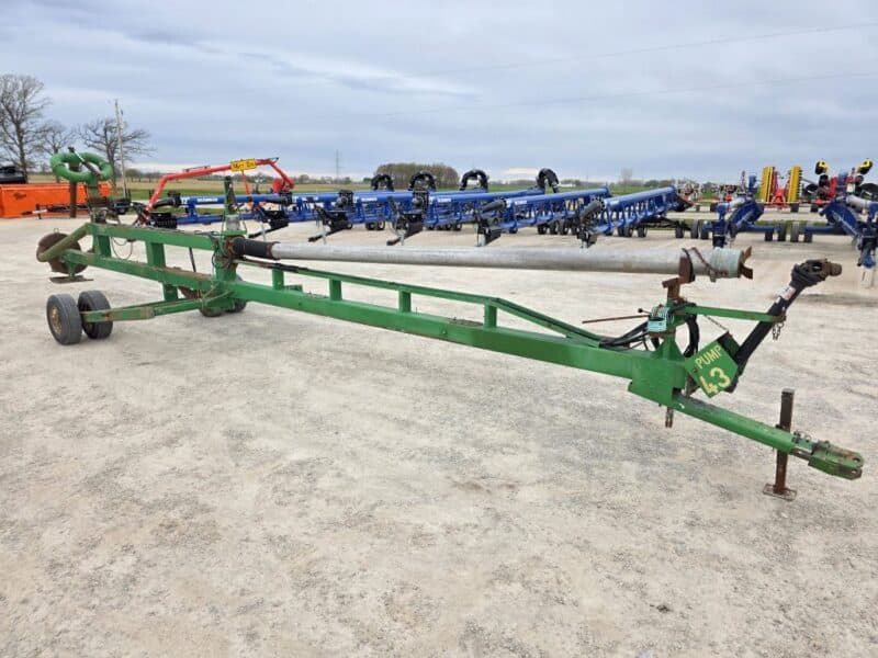 45′ Lagoon Pump with Dual 6″ Outlet Housing. 8″ Discharge Pipe