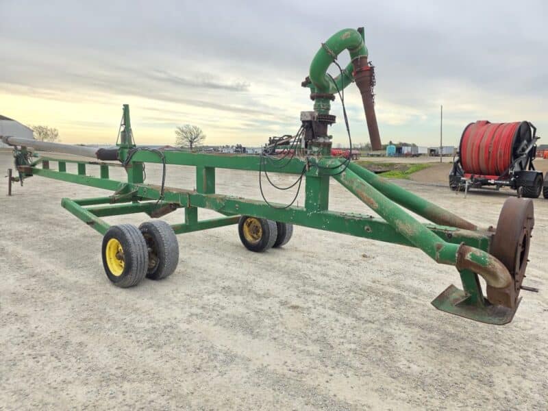 45′ Lagoon Pump with Dual 6″ Outlet Housing. 8″ Discharge Pipe