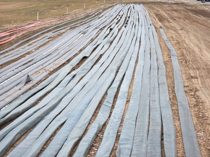 8847′ of Yr 2021 8″ Bulldog TPU Supply Hose w. coupler sets.