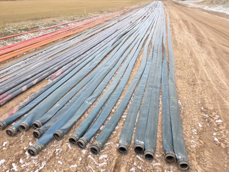 8847′ of Yr 2021 8″ Bulldog TPU Supply Hose w. coupler sets.