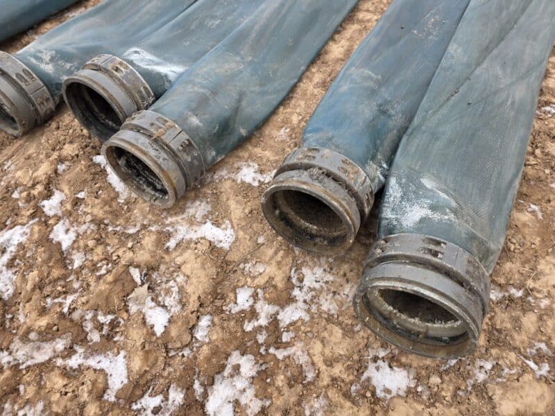 8847′ of Yr 2021 8″ Bulldog TPU Supply Hose w. coupler sets.