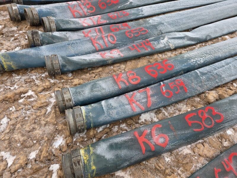 8847′ of Yr 2021 8″ Bulldog TPU Supply Hose w. coupler sets.