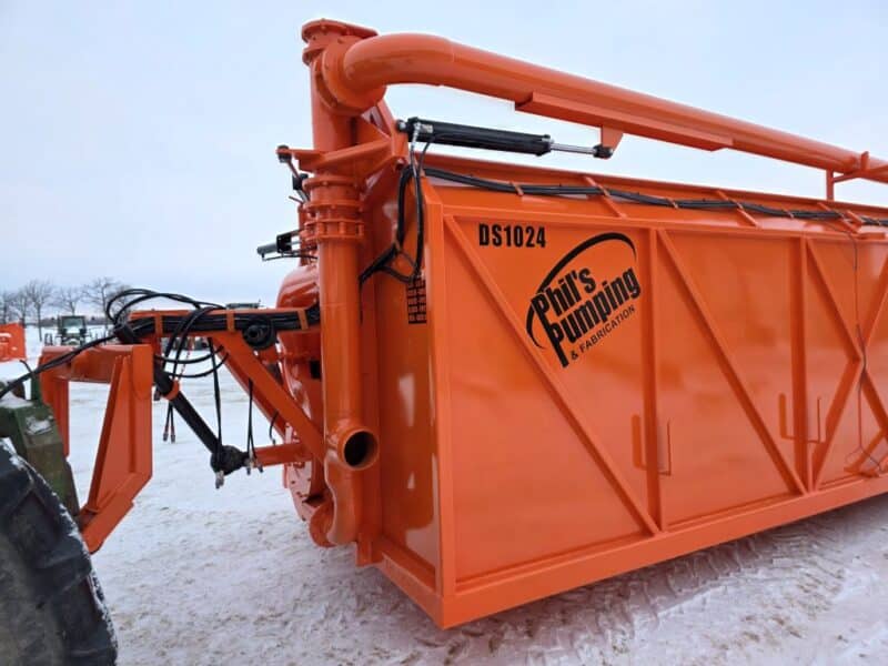 Phil’s 10,000 Gallon Pumping Dumpster w. 8″ Load Stand