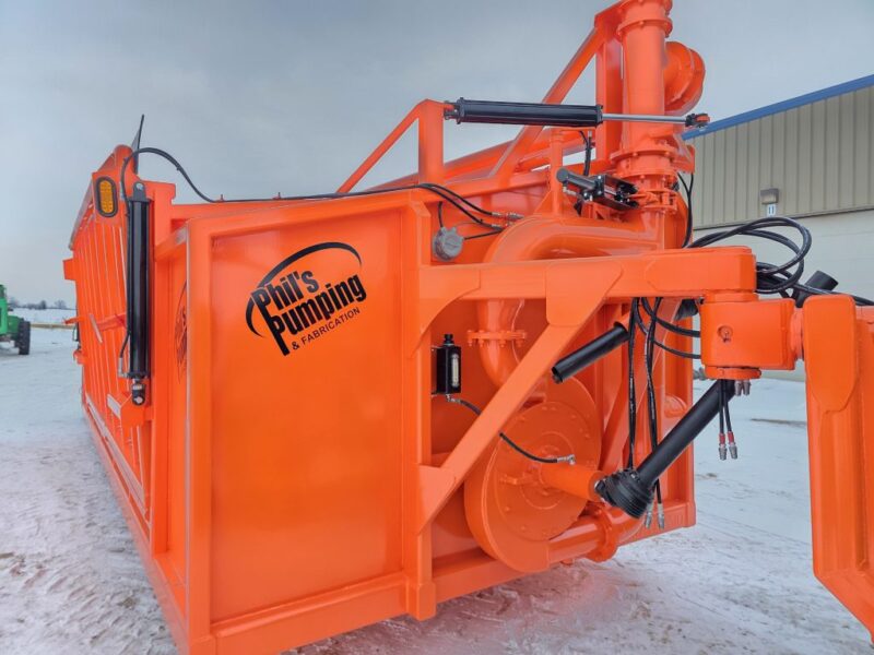 Phil’s 10,000 Gallon Pumping Dumpster w. 8″ Load Stand
