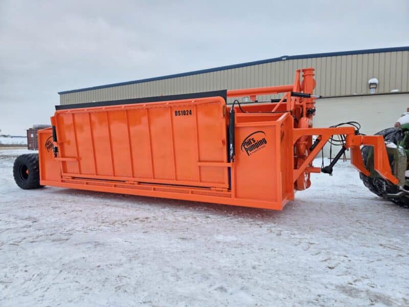 Phil’s 10,000 Gallon Pumping Dumpster w. 8″ Load Stand